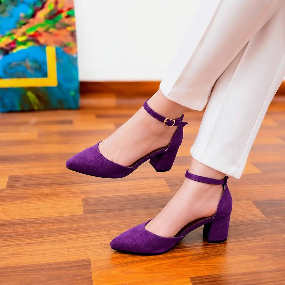 Velvet Strap - Purple