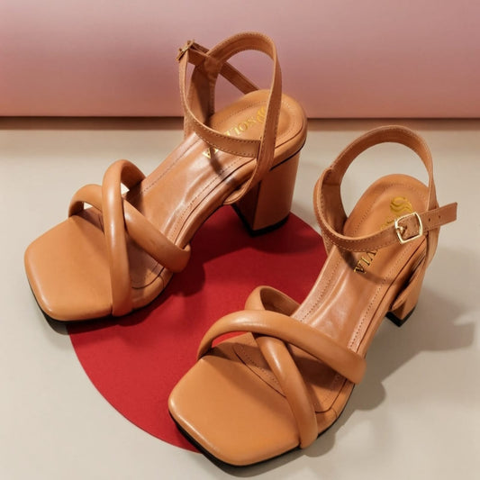 Block Casuale Heel Sandals