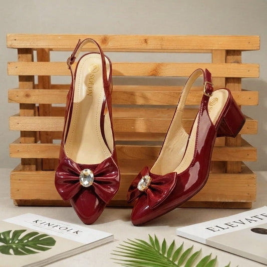 Slingback Block Heel