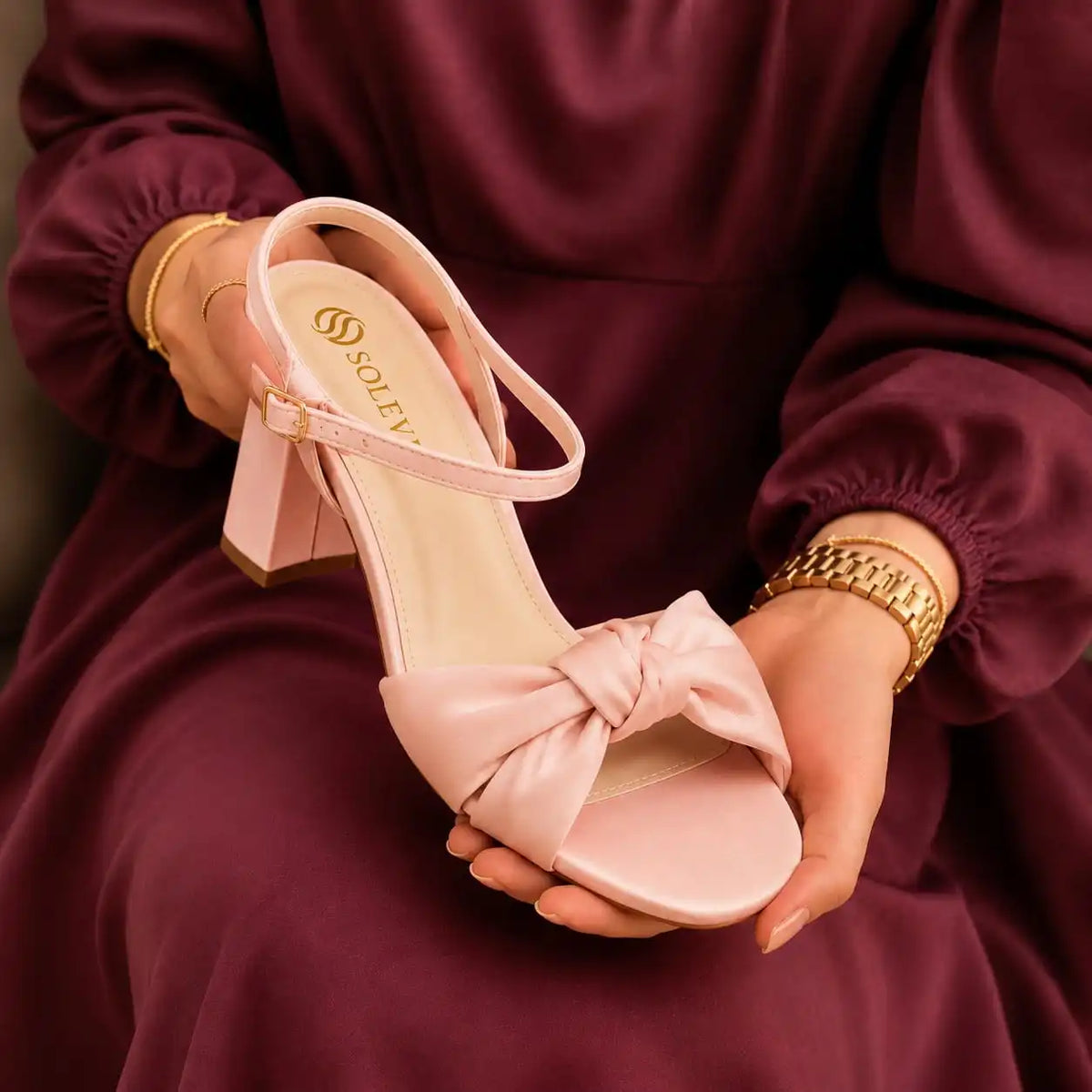 Ankle Strap - Pink
