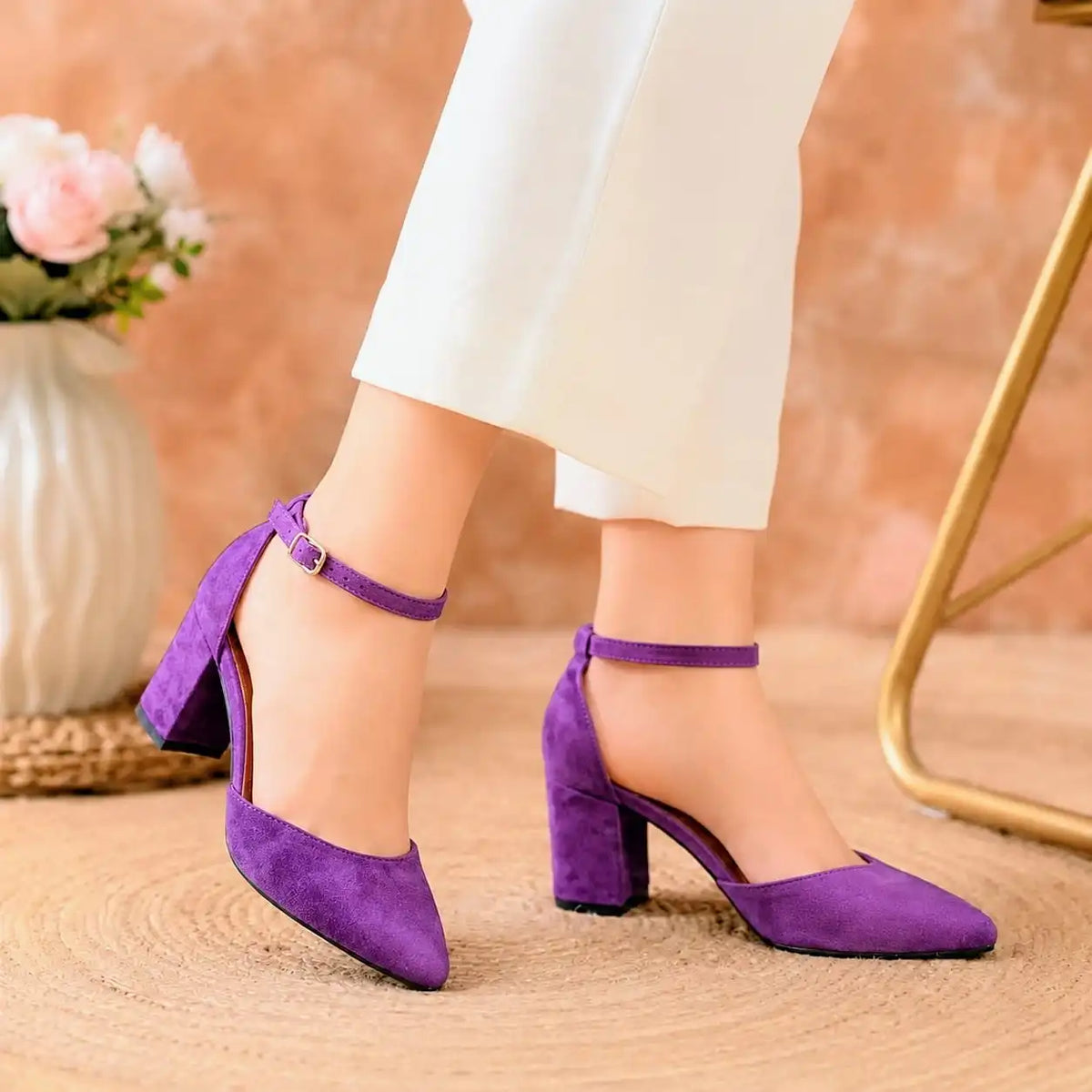 Velvet Strap - Purple