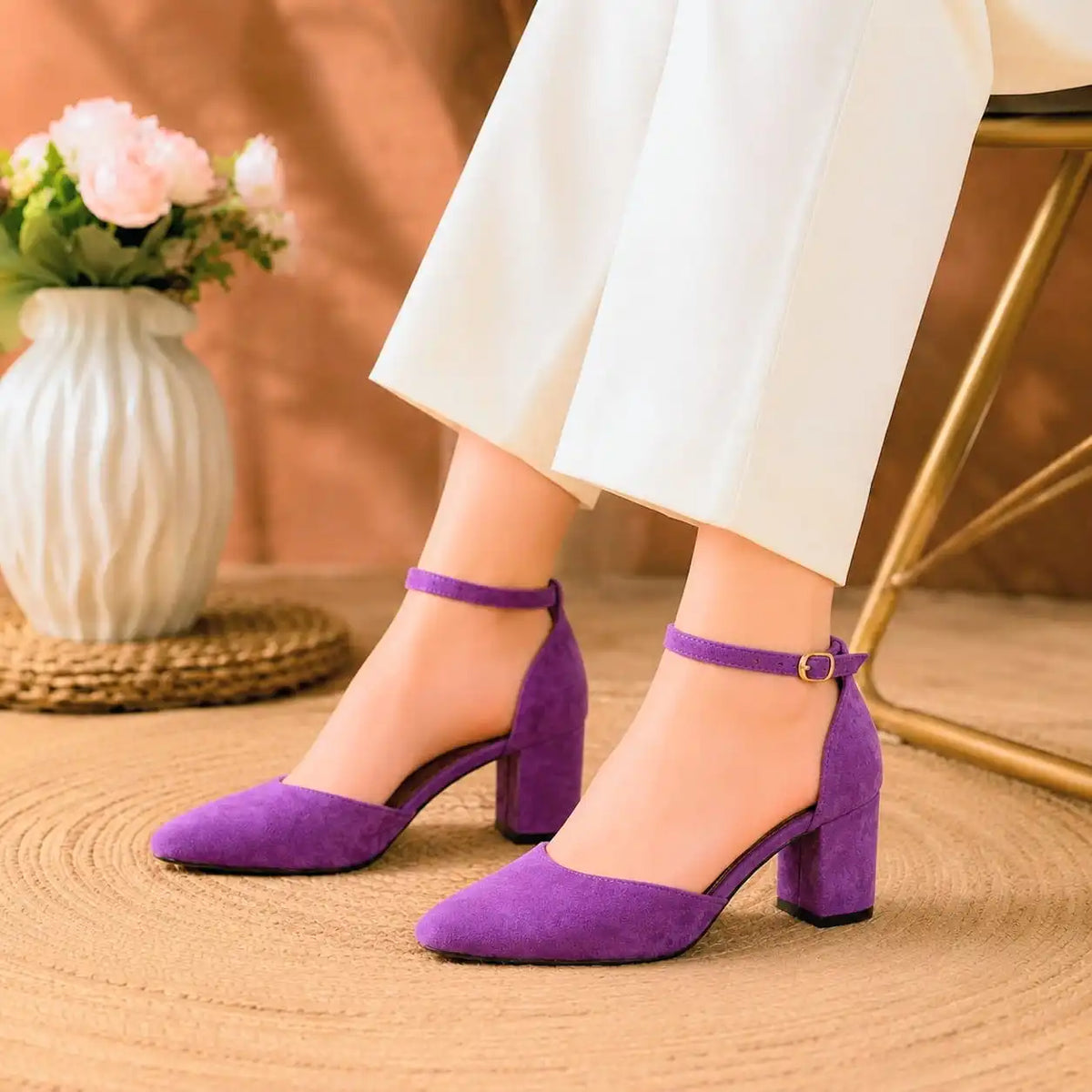 Velvet Strap - Purple
