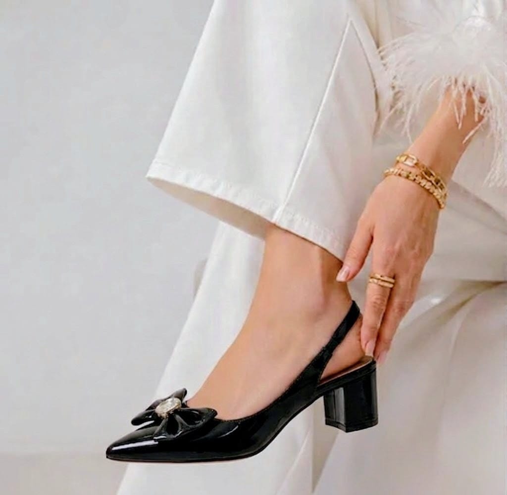 SLINGBACK BLOCK - BLACK