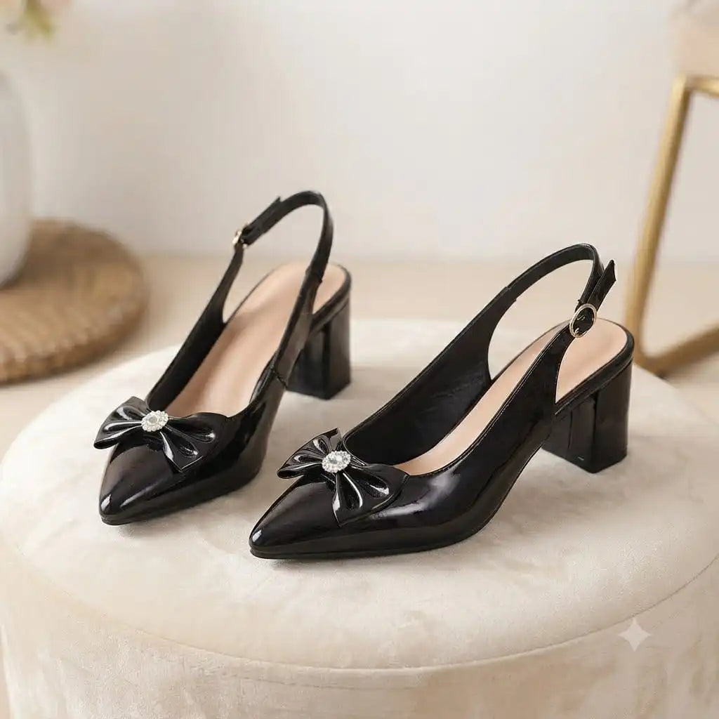 SLINGBACK BLOCK - Black